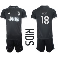 Juventus Moise Kean #18 3rd trikot Kinder 2023-24 Kurzarm (+ Kurze Hosen)